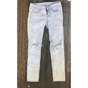 American Eagle ripped jeans